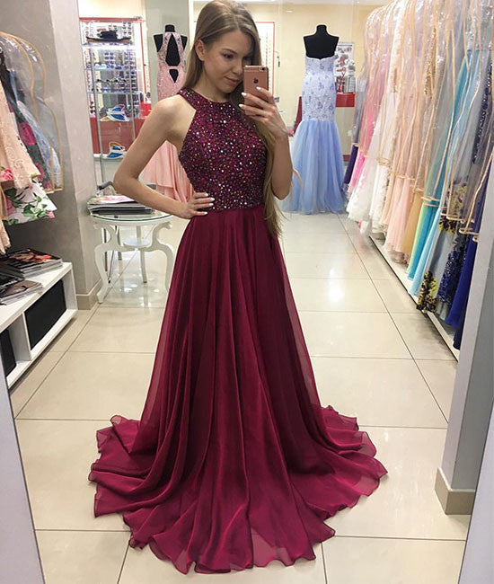 burgundy prom dresses amazon chiffon long dress, burgundy evening dress – shdress Disney Minnie Mouse Dress Color:M-Hot Pink SaleImported Navigation Red dress with When Can You Get