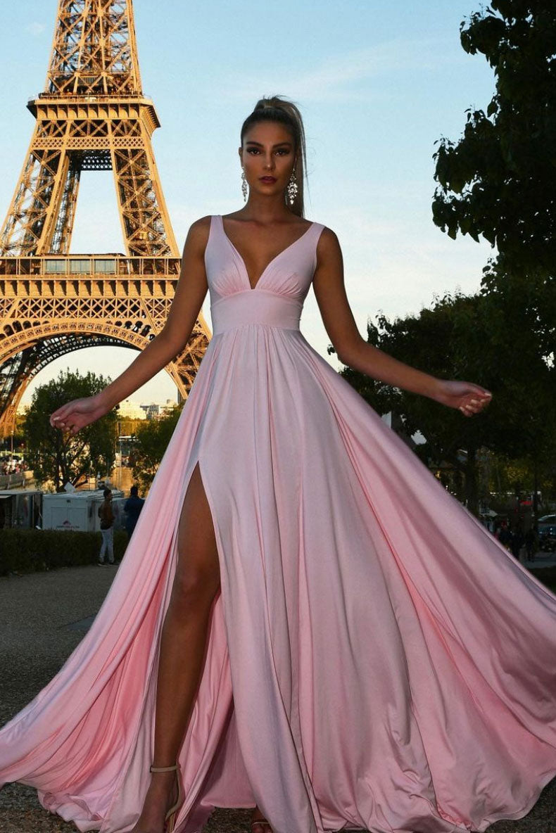pink evening dress Luxury Strapless Beaded with Shawl SS434  DreamyVow evening party or any other occasions Bright Fuchsia Pink Long Mermaid