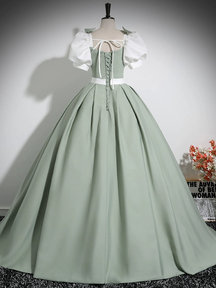 Blue A Line Tulle Lace Short Prom Dress Blue Homecoming Dress main image 1