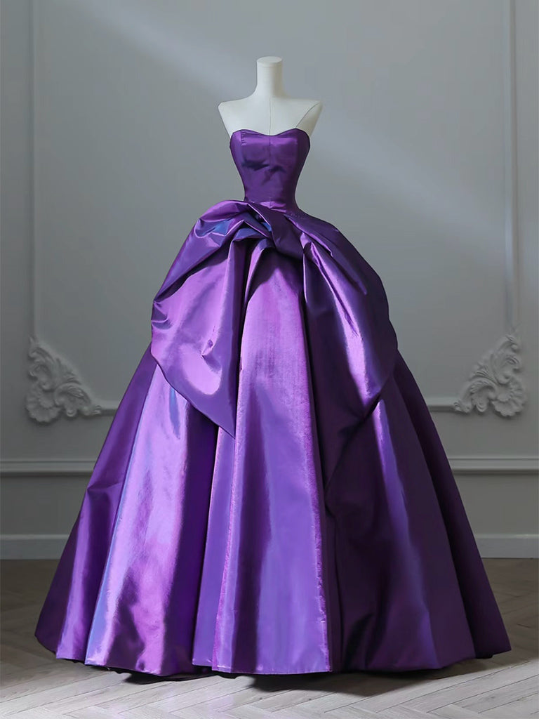 Blue Long Prom Dress, Formal Graduation Evening Dress