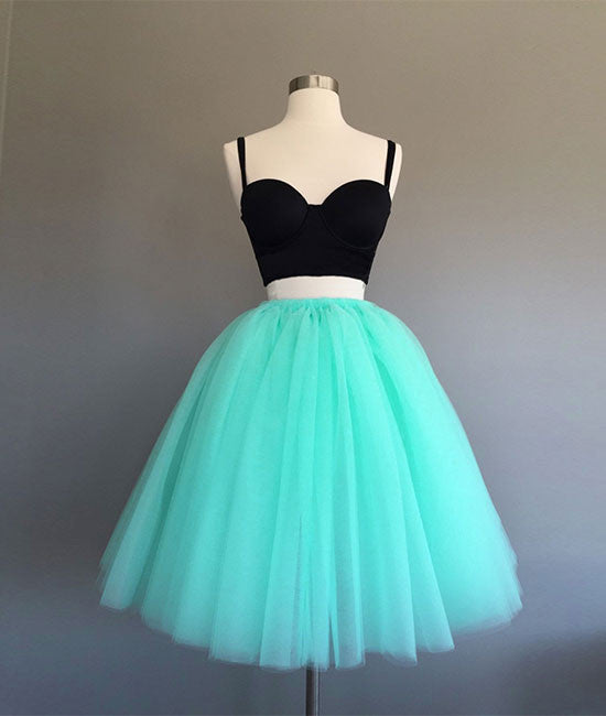 
                  
                    Cute two pieces mint Green short prom dress, homecoming dress - shdress
                  
                