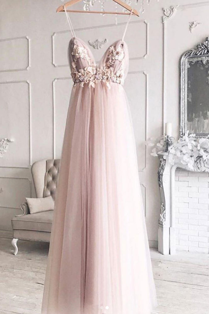 
                  
                    Sweetheart tulle lace long prom dress, tulle lace evening dress
                  
                