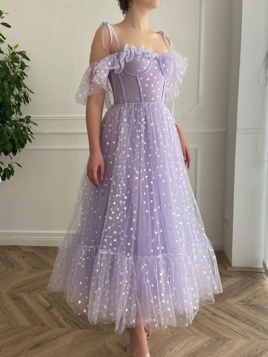 tea collection purple dress The Carolena Set in Lavender Fog Lace 14 / Lavender Fog Lace