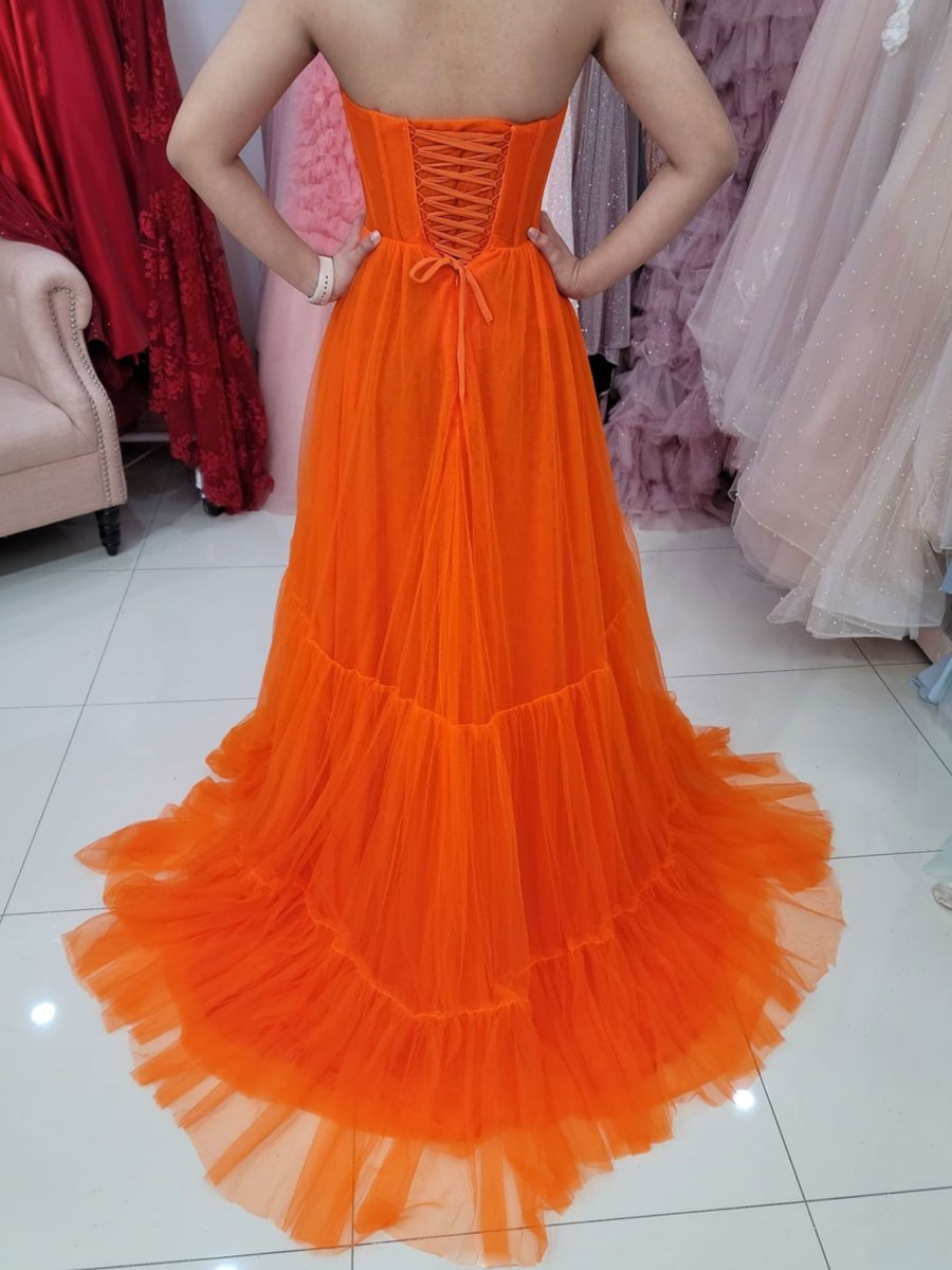 orange aline dress ALINE DRESS