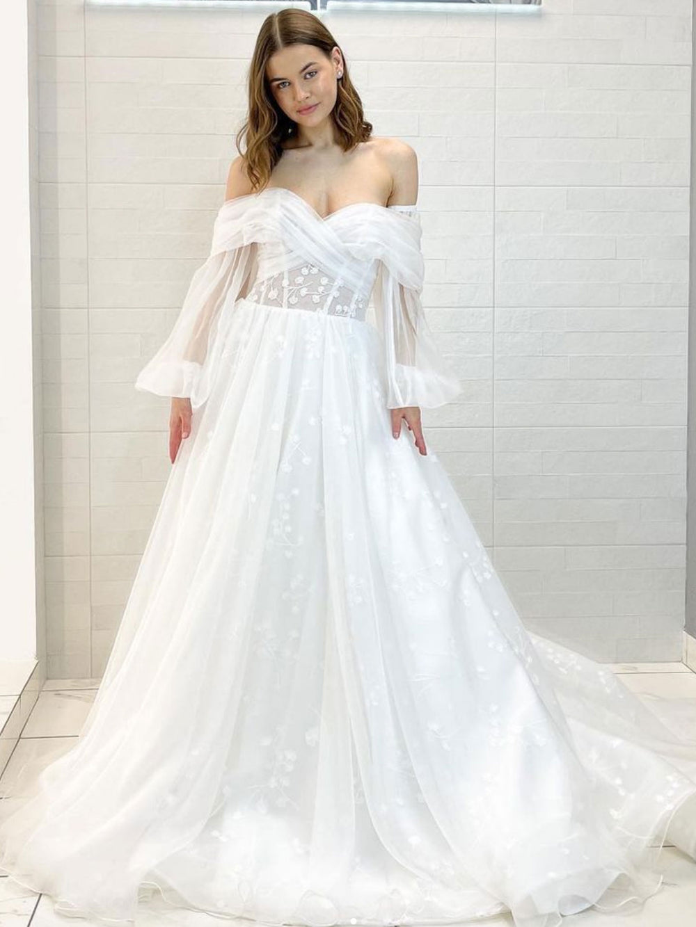 Aline sweetheart neck lace white prom dress, white lace long formal dr shdress Aline sweetheart neck lace white prom dress, white lace long formal dr shdress
