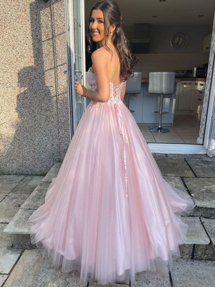 Light Pink Princess Prom Dress