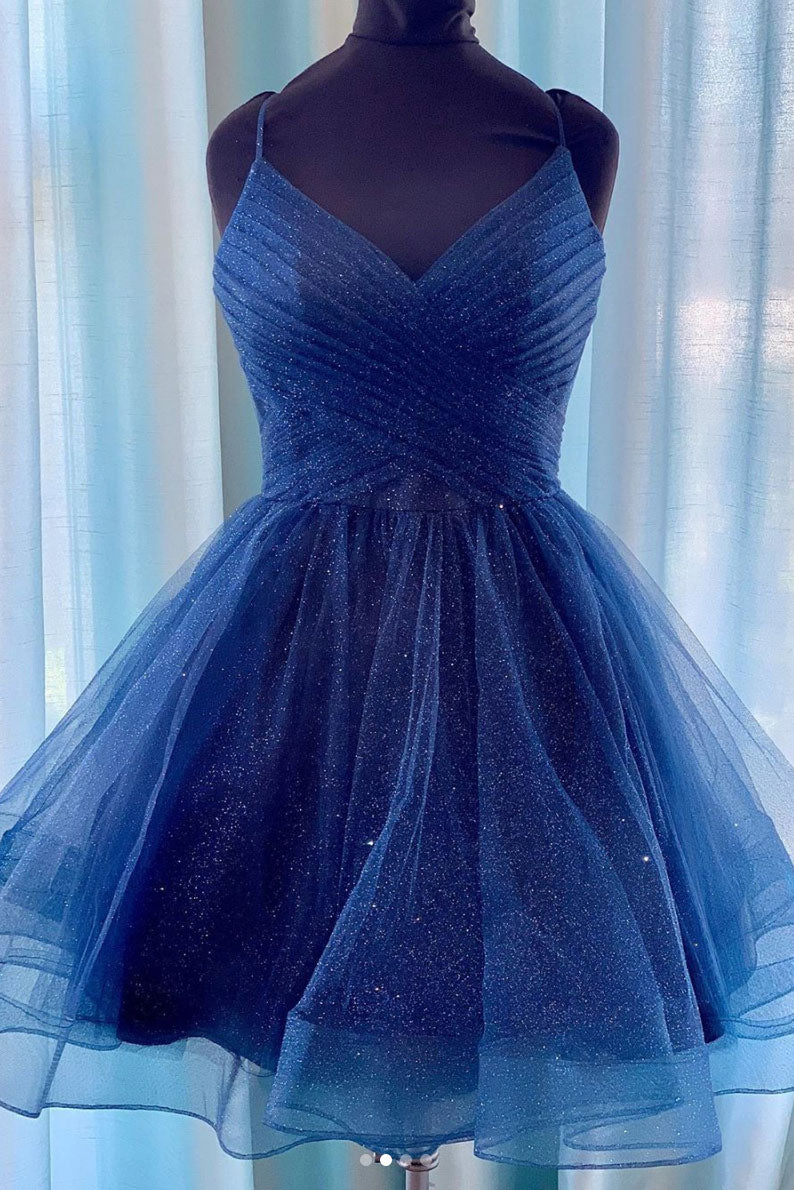 Blue tulle short prom dress blue tulle homecoming dress shdress Blue tulle short prom dress blue tulle homecoming dress shdress
