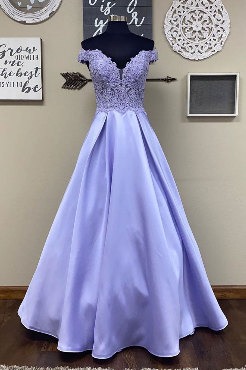 Blue purple lace satin long prom dress blue purple formal dress Blue purple lace satin long prom dress blue purple formal dress