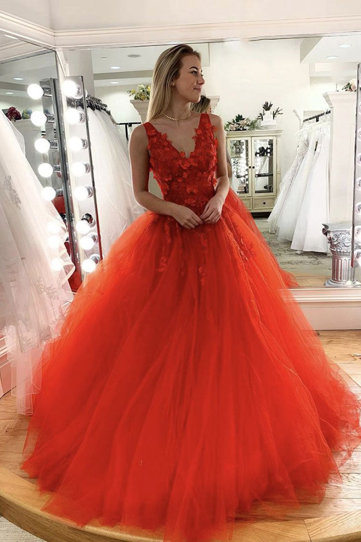 orange sweet 16 dress Orange Shiny Quinceanera Dresses Off Shoulder Ball Gown Sweet 16 Dress Applique