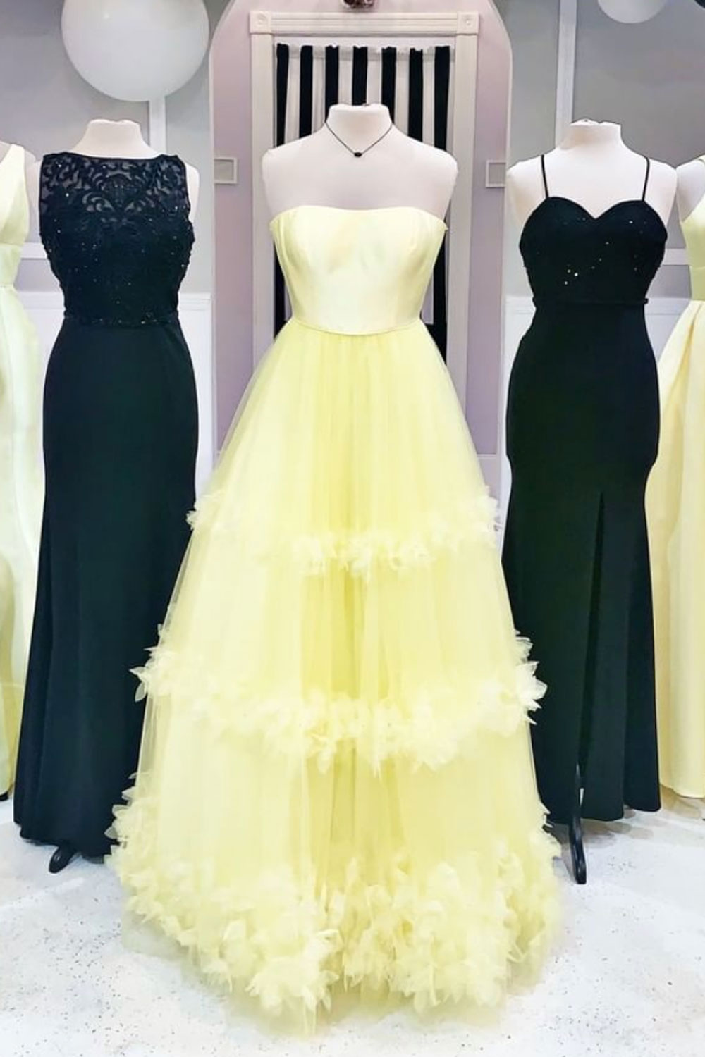 2022 Princess Light Yellow Ball Gown Quinceanera Yellow Prom Dresses 2023  With Real Photo Ruffles And Satin Fabric Perfect For Evening Formal Events,  Sweet 16, And Special Occasions Available In Womens Sizes