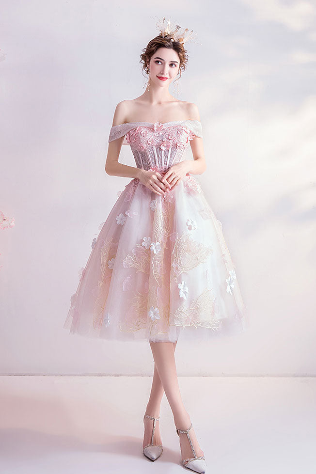 Pink sweetheart tulle lace short prom dress pink cocktail dress shdress Pink sweetheart tulle lace short prom dress pink cocktail dress shdress