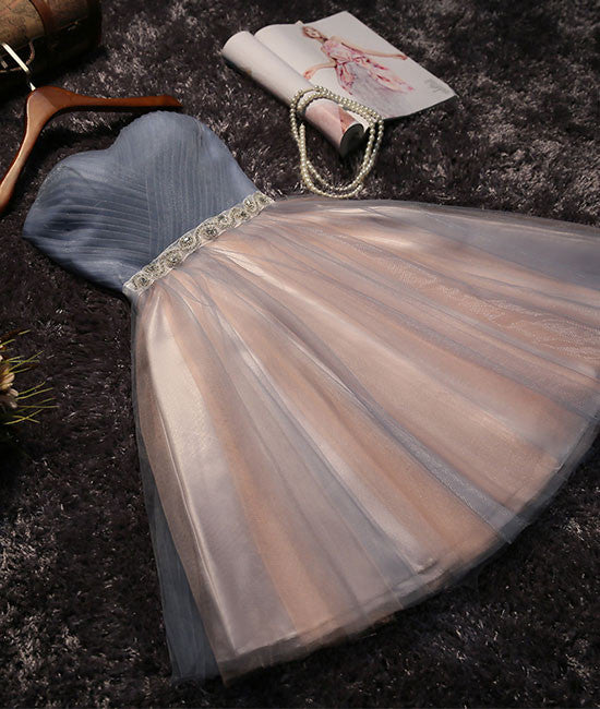 Cute tulle short prom dress for teens, homecoming dress - shdress