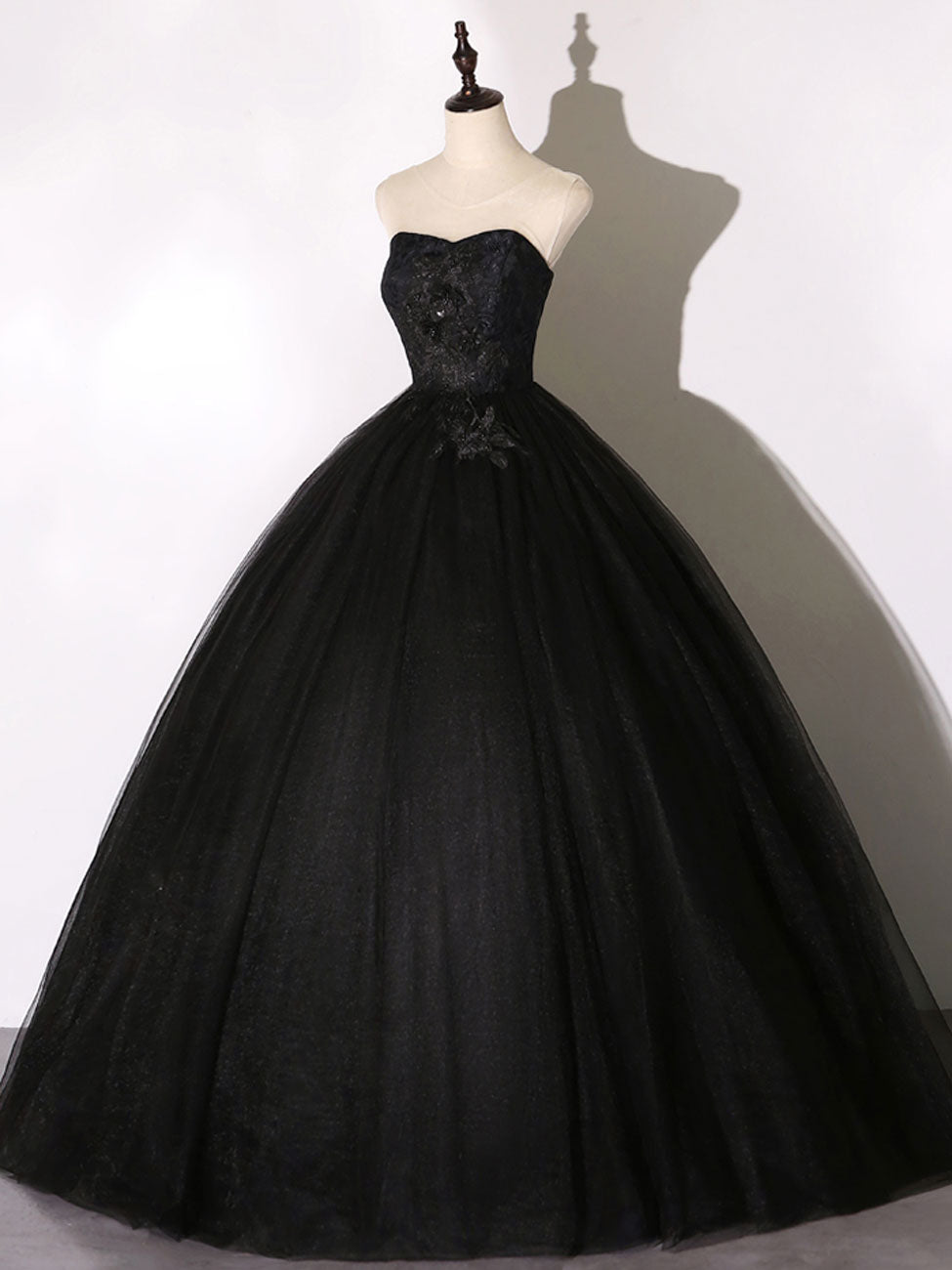 long lace formal black evening dress product info and reviews Black Long Prom Dresses, Black Lace Formal Evening Dress – shdress
