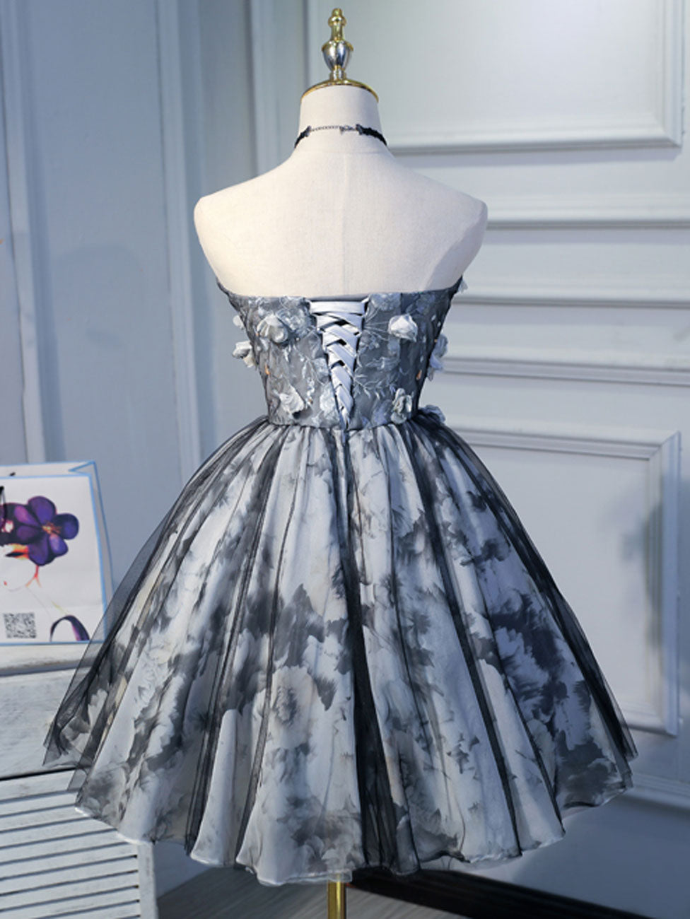 Black Short Prom Dresses, Black Cute Puffy Homecoming Dresses shdress Black Short Prom Dresses, Black Cute Puffy Homecoming Dresses shdress