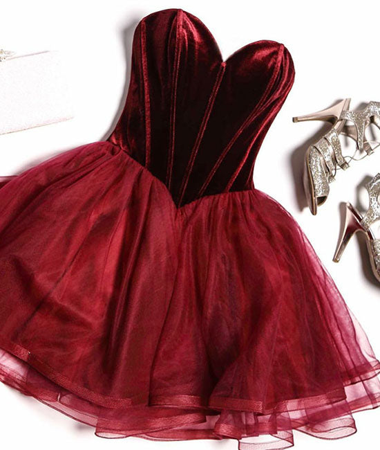 A line sweetheart neck tulle short prom dress, homecoming dress shdress A line sweetheart neck tulle short prom dress, homecoming dress shdress